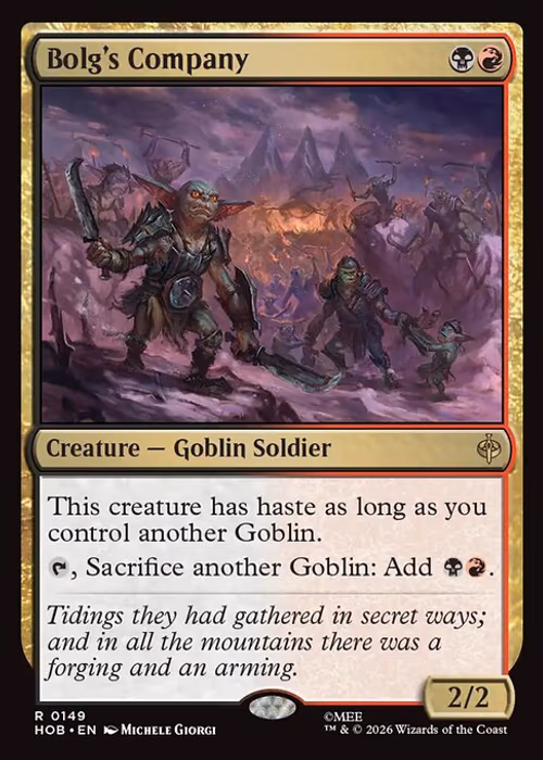 Bolg's Company — The Hobbit #149