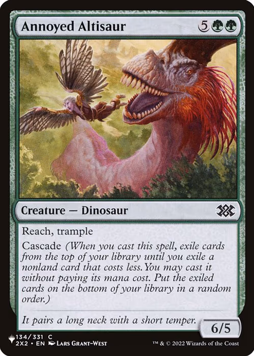 Annoyed Altisaur — The List #2X2-134
