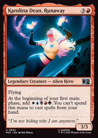 Karolina Dean, Runaway — Marvel Super Heroes Commander #694