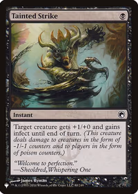 Tainted Strike — The List