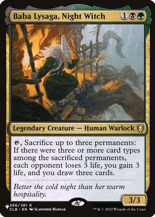 Baba Lysaga, Night Witch — The List #CLB-266