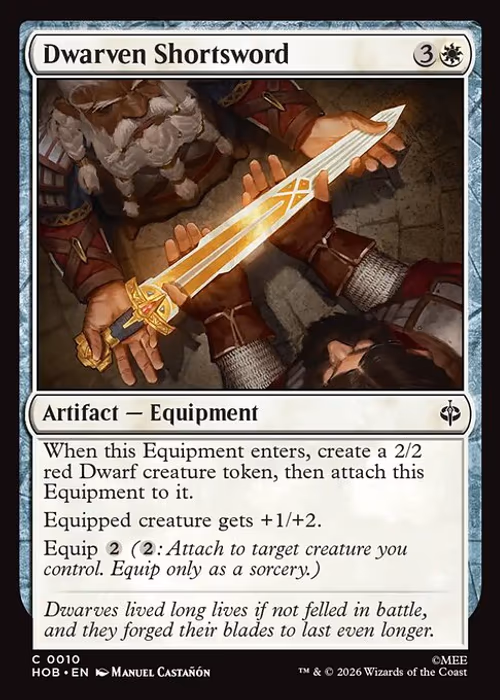 Dwarven Shortsword — The Hobbit #10