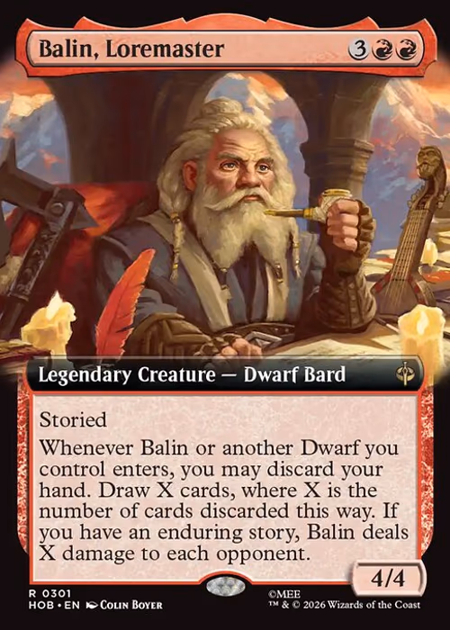 Balin, Loremaster — The Hobbit #301