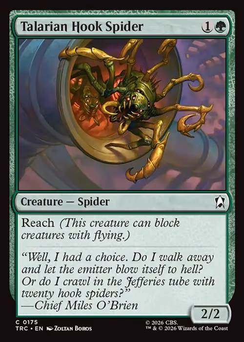Talarian Hook Spider — Star Trek Commander #175