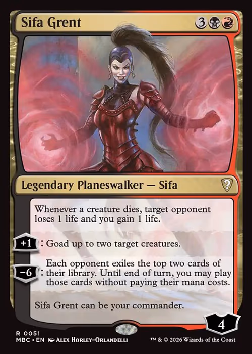 Sifa Grent — Mystery Booster Commander Edition #51