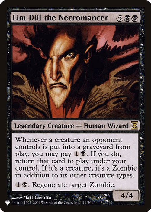 Lim-Dûl the Necromancer — The List #TSP-114