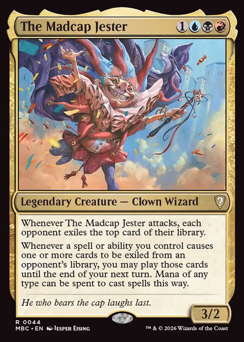 The Madcap Jester — Mystery Booster Commander Edition #44