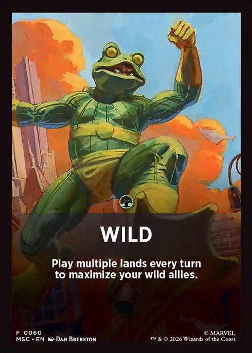Wild — Marvel Super Heroes Jumpstart Front Cards #60