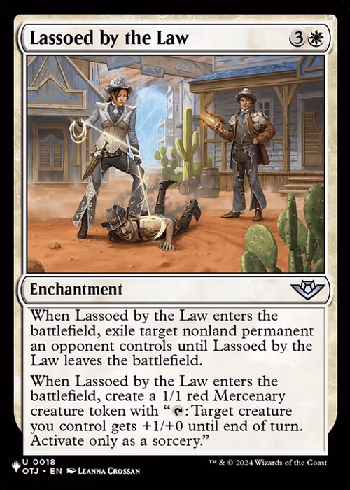 Lassoed by the Law — The List #OTJ-18