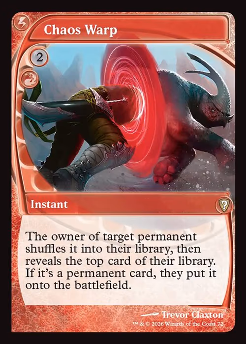 Chaos Warp — Mystery Booster Commander Edition #72