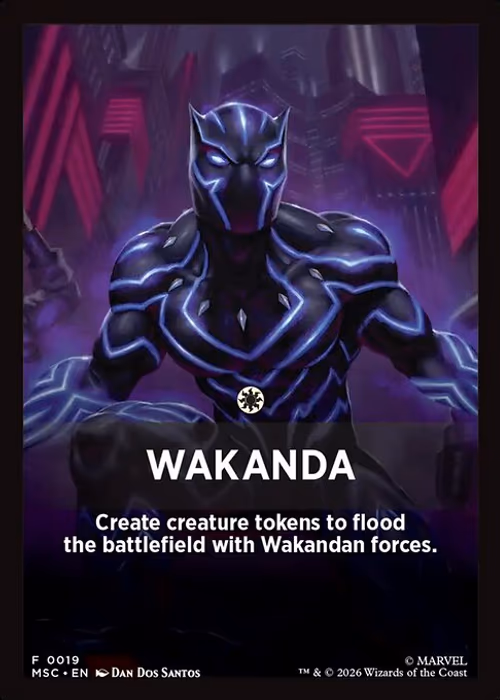 Wakanda — Marvel Super Heroes Jumpstart Front Cards #19