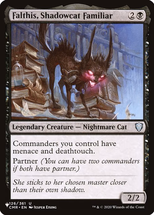 Falthis, Shadowcat Familiar — The List #CMR-126