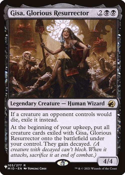 Gisa, Glorious Resurrector — The List #MID-103