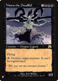 Visara the Dreadful — The List
