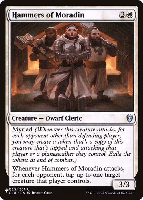 Hammers of Moradin — The List #CLB-25