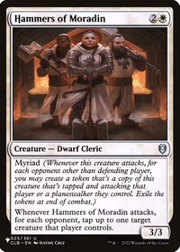 Hammers of Moradin — The List