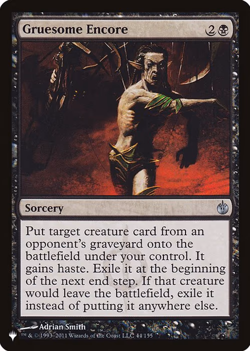 Gruesome Encore — The List #MBS-44