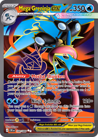 Mega Greninja ex — Chaos Rising #100