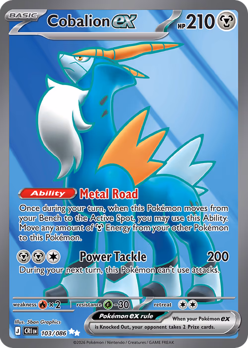 Cobalion ex — Chaos Rising #103