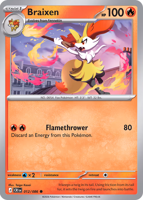 Braixen — Chaos Rising #12
