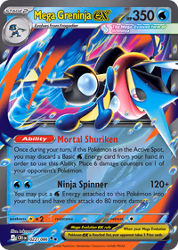 Mega Greninja ex — Chaos Rising #22
