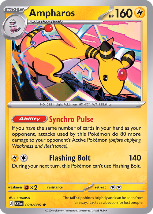 Ampharos — Chaos Rising #29