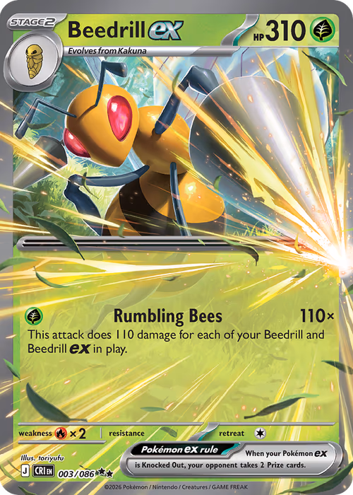 Beedrill ex — Chaos Rising #3