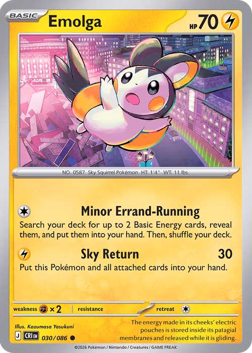 Emolga — Chaos Rising #30