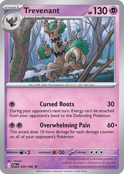 Trevenant — Chaos Rising #39
