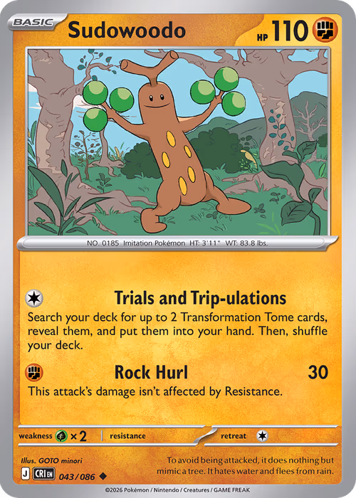 Sudowoodo — Chaos Rising #43