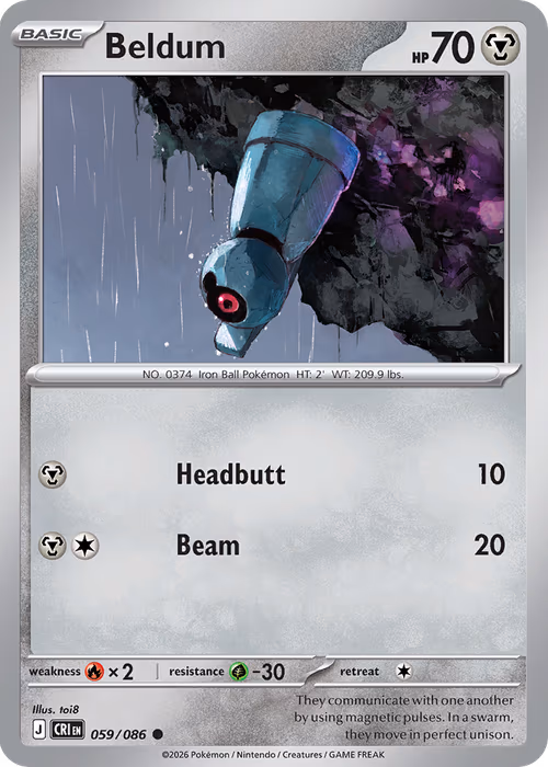 Beldum — Chaos Rising #59