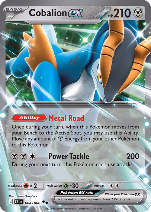Cobalion ex — Chaos Rising #64