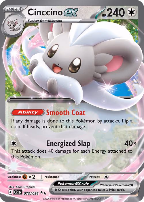 Cinccino ex — Chaos Rising #73