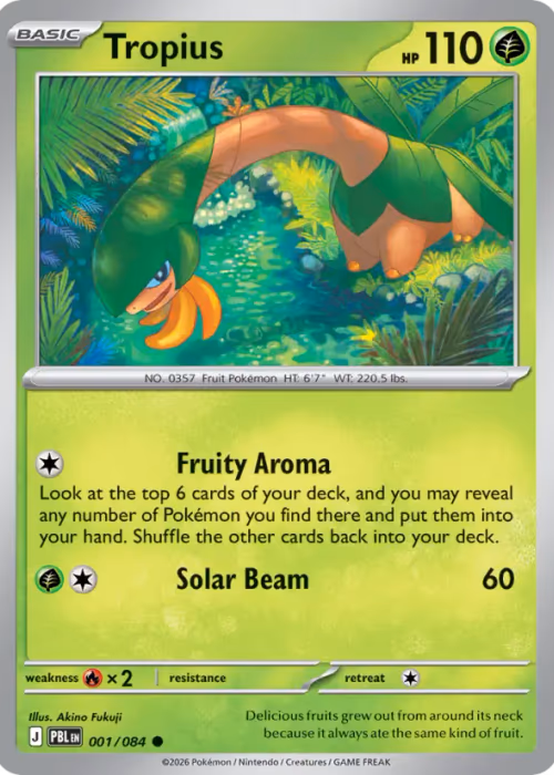 Tropius — Pitch Black #1