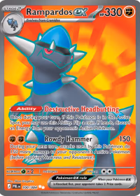 Rampardos ex — Pitch Black #100