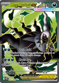Mega Darkrai ex — Pitch Black #101