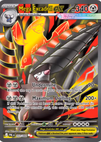 Mega Excadrill ex — Pitch Black #103