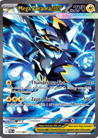 Mega Zeraora ex — Pitch Black #114