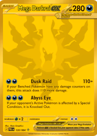 Mega Darkrai ex — Pitch Black #120