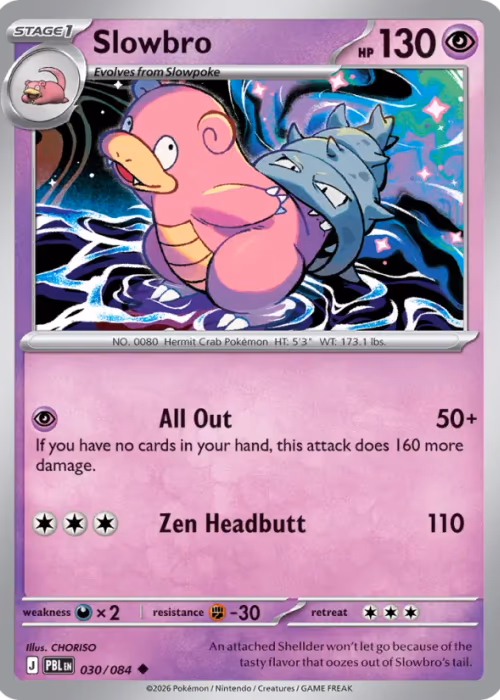 Slowbro — Pitch Black #30