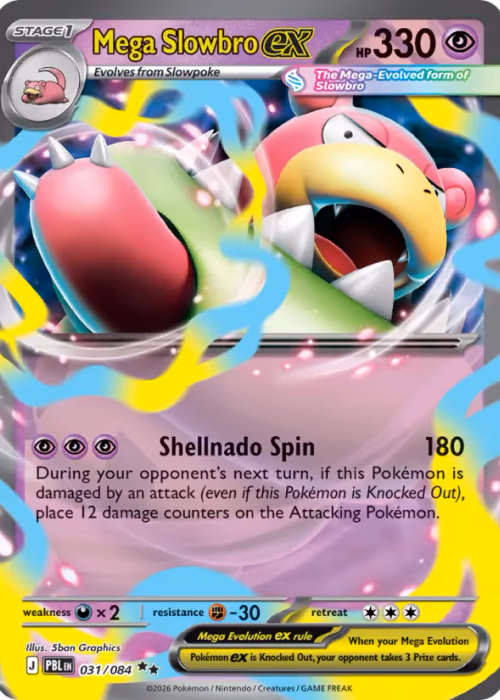 Mega Slowbro ex — Pitch Black #31
