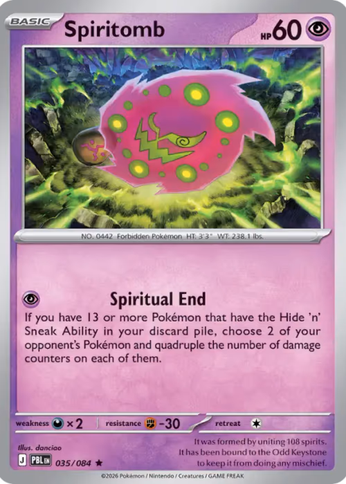 Spiritomb — Pitch Black #35