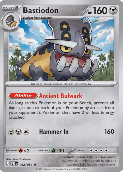 Bastiodon — Pitch Black #62