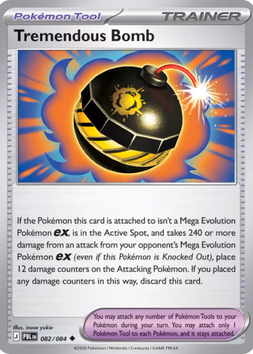 Tremendous Bomb — Pitch Black #82