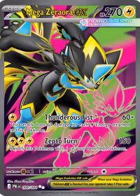 Mega Zeraora ex — Pitch Black #98