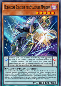 Horoscope Sorcerer, the Stargazer Magician — Magnificent Monsters #EN014