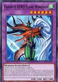 Favorite HERO Flame Wingman — Magnificent Monsters #EN005