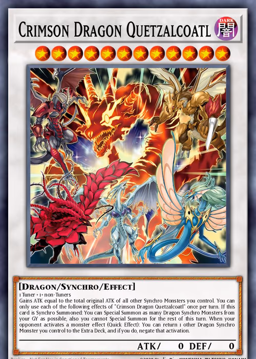 Crimson Dragon Quetzalcoatl — Magnificent Maestros #EN007