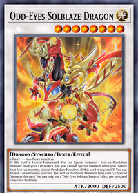 Odd-Eyes Solblaze Dragon — Legendary Arc-V Decks #ENO26