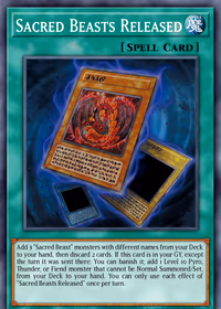 Sacred Beasts Released — Chaos Origins #EN047